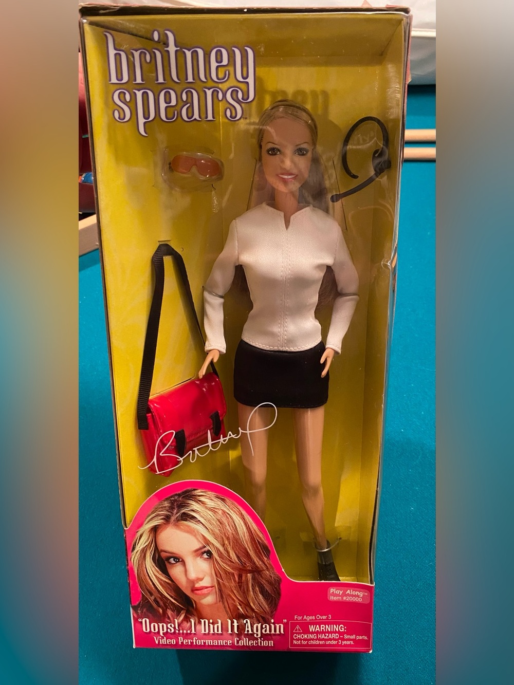 Vintage Britney Spears Doll 2001 Oops!…I Did It Again Video Collection NIB